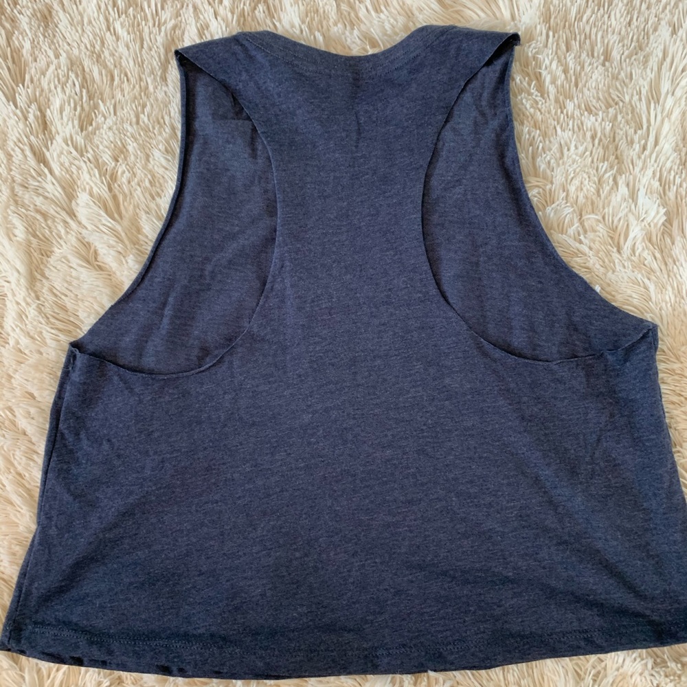 Goal Digger Cropped Muscle Racerback Tank - Picture 7 of 9